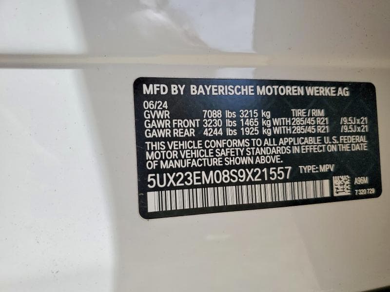 2025 BMW X7 XDRIVE40I