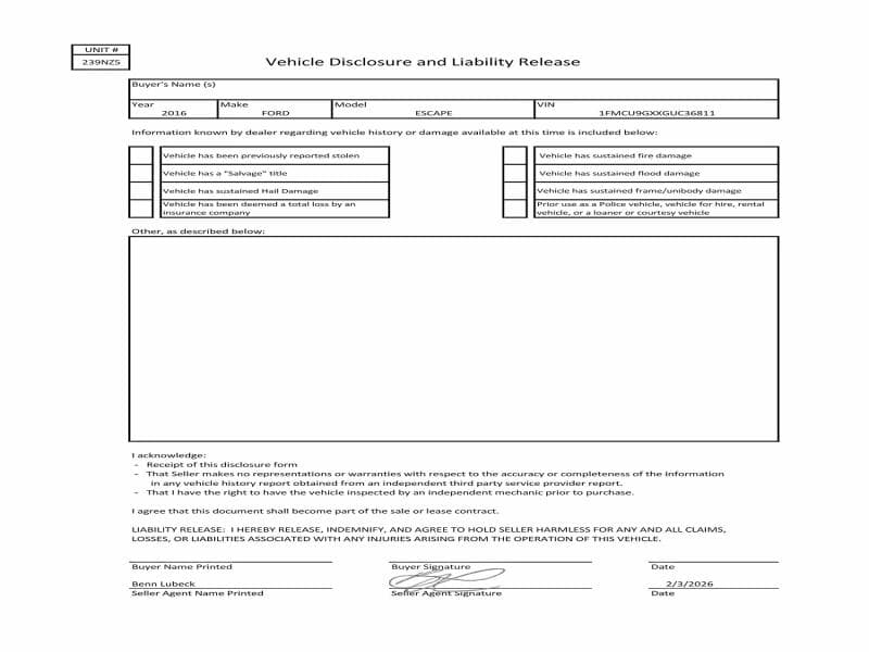 2016 FORD ESCAPE SE