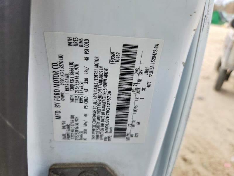 2016 FORD TRANSIT CONNECT XL