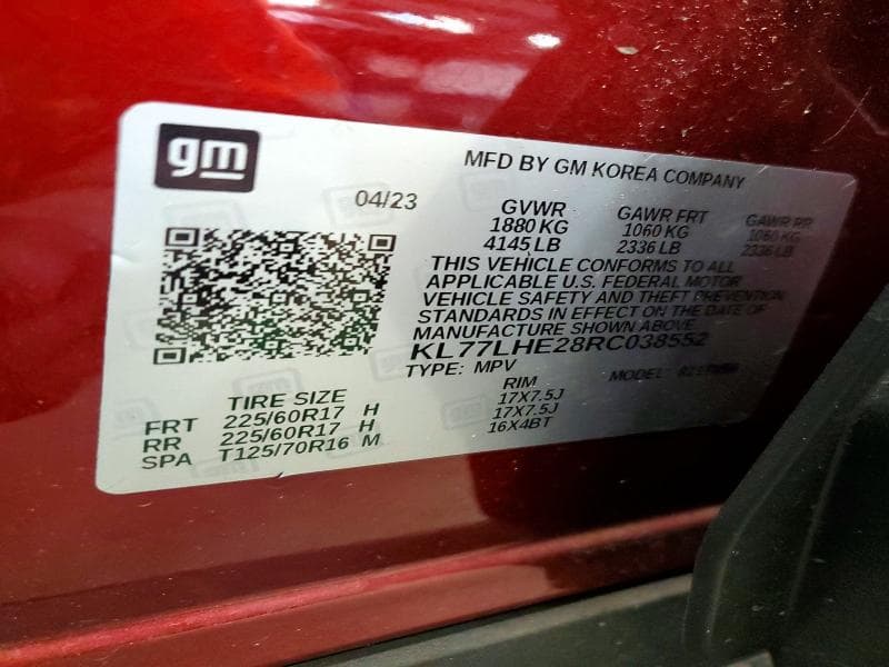 2024 CHEVROLET TRAX 1LT