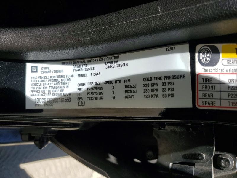 2008 CHEVROLET COLORADO