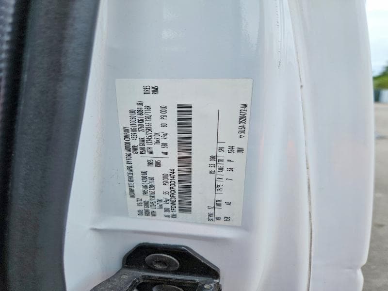 2023 FORD E350 REFRIGERATED BOX TRUCK