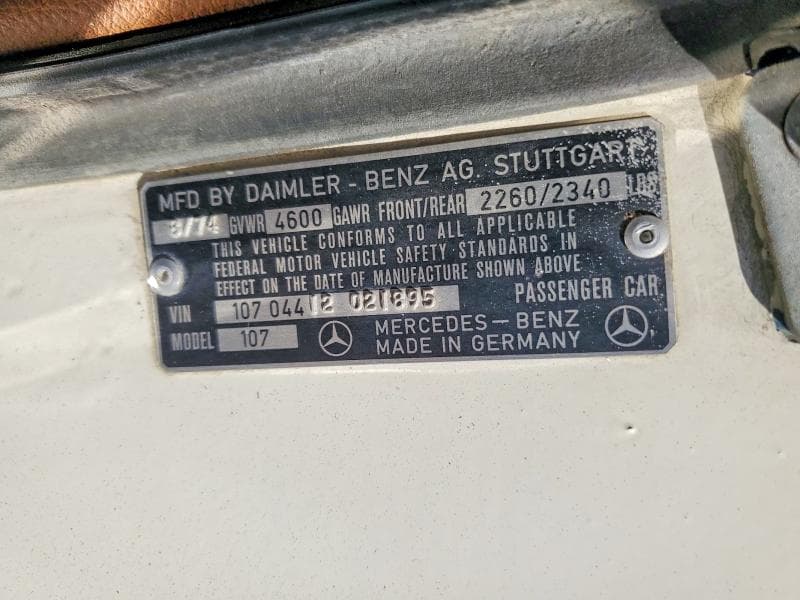 1975 MERCEDES-BENZ 450 SL