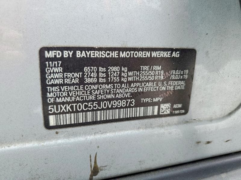 2018 BMW X5 XDR40E
