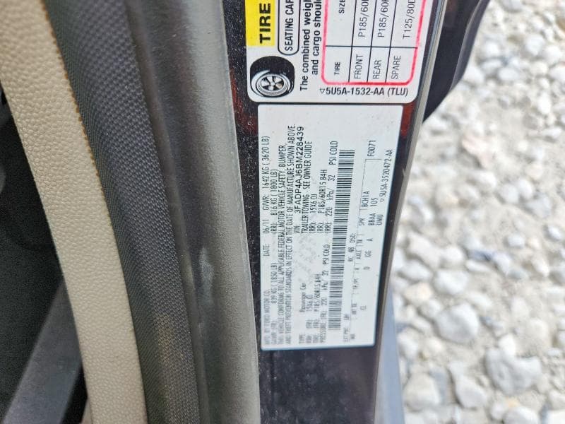 2011 FORD FIESTA S