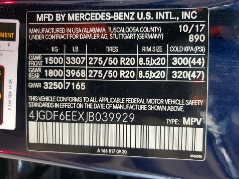 2018 MERCEDES-BENZ GLS 450 4MATIC