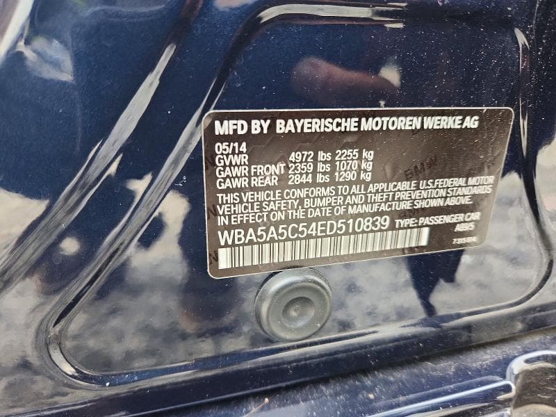 2014 BMW 528 I