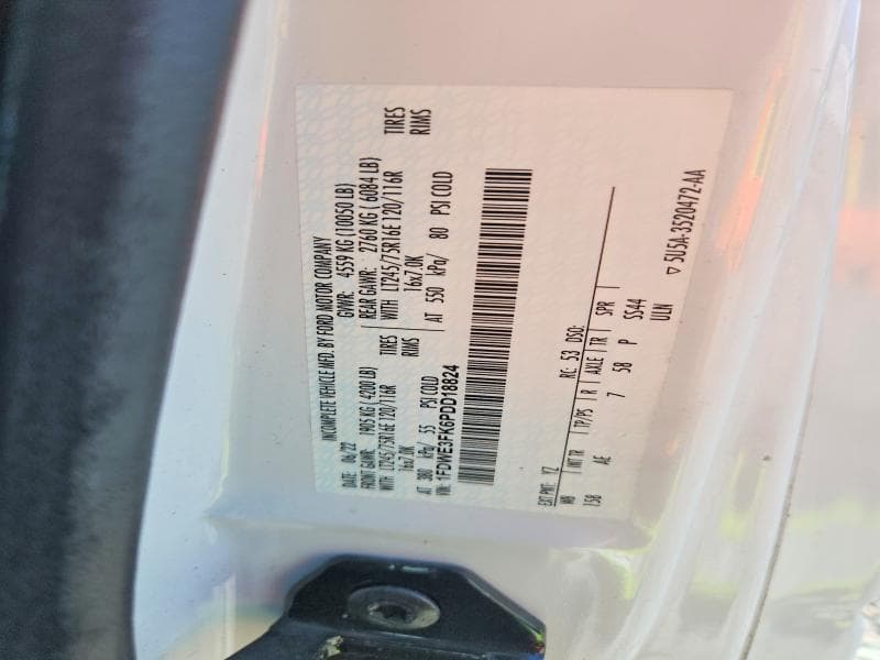 2023 FORD E350 REFRIGERATED BOX TRUCK