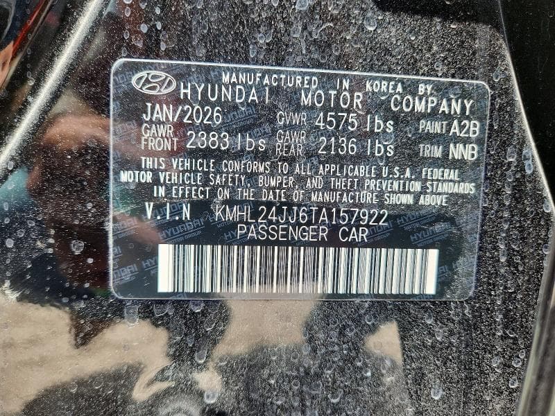 2026 HYUNDAI SONATA HYBRID BLUE