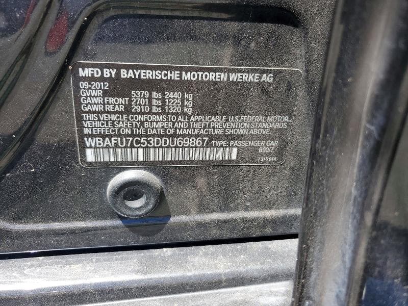 2013 BMW 535 XI