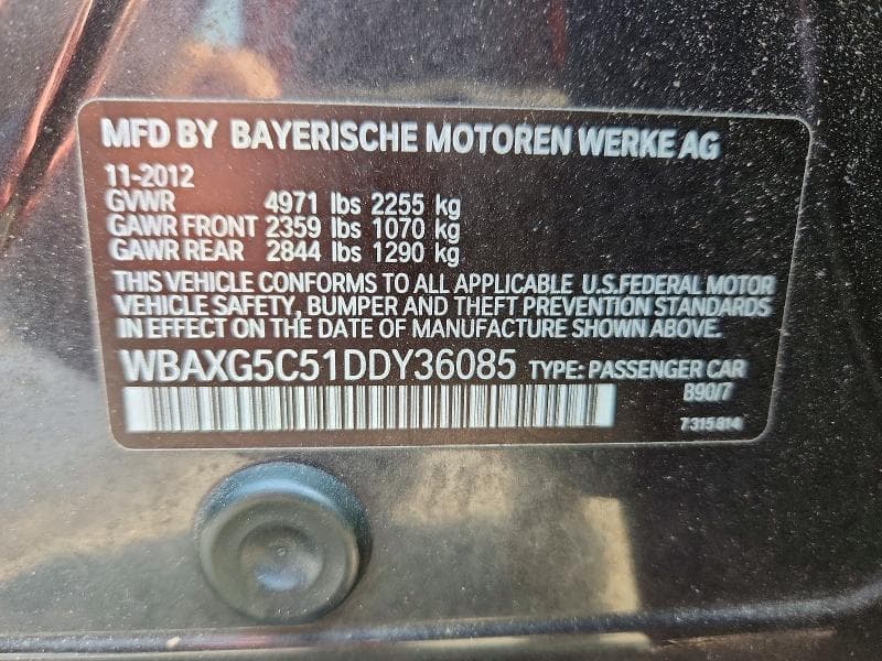 2013 BMW 528 I