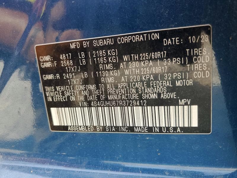 2024 SUBARU CROSSTREK WILDERNESS