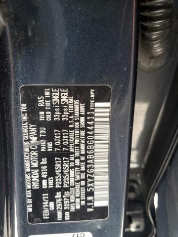 2011 HYUNDAI SANTA FE GLS