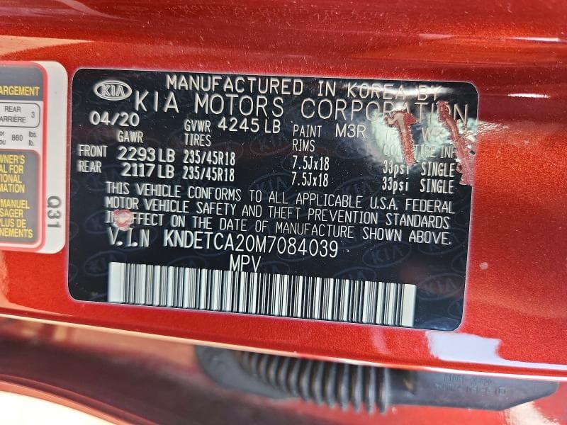 2021 KIA SELTOS SX
