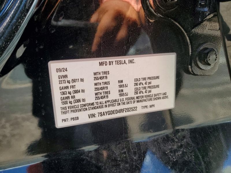 2024 TESLA MODEL Y