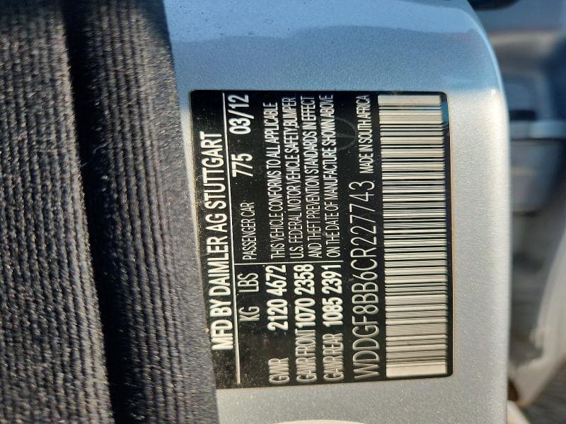 2012 MERCEDES-BENZ C 300 4MATIC