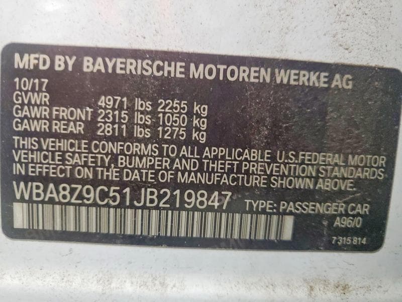 2018 BMW 330 XIGT
