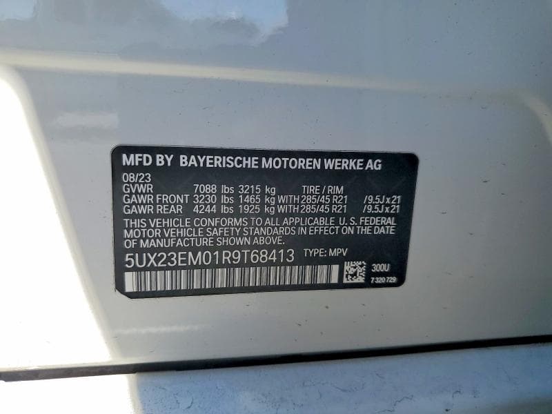 2024 BMW X7 XDRIVE40I