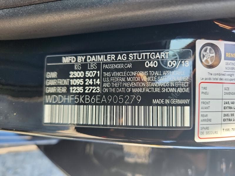 2014 MERCEDES-BENZ E 350