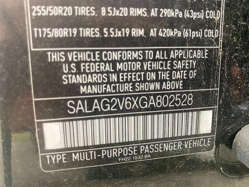 2016 LAND ROVER LR4 HSE