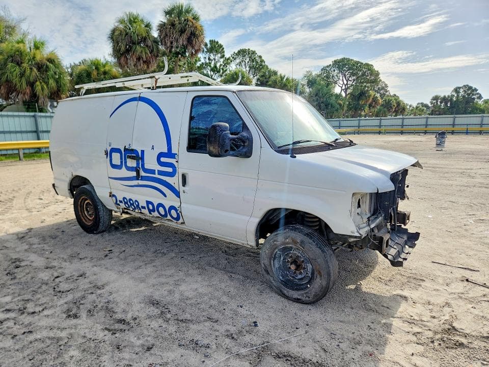 2008 FORD E250 DELIVERY VAN
