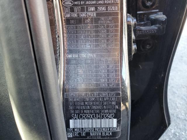 2018 LAND ROVER DISCOVERY SPORT HSE