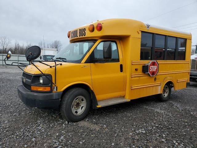 2012 CHEVROLET EXPRESS G33503 SCHOOL BUS