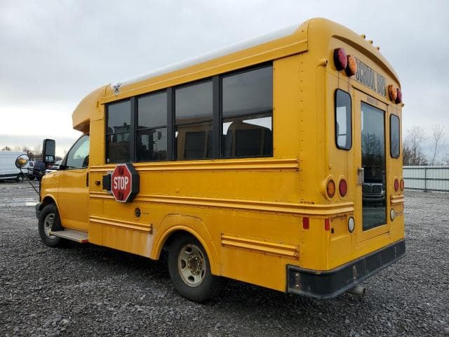 2012 CHEVROLET EXPRESS G33503 SCHOOL BUS