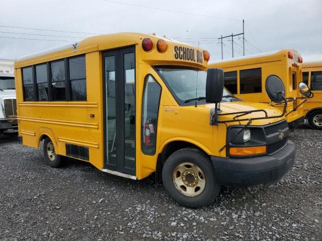 2012 CHEVROLET EXPRESS G33503 SCHOOL BUS
