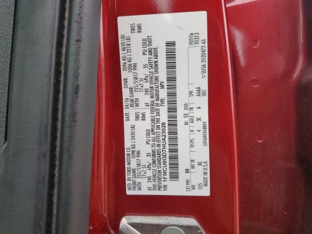 2017 FORD ESCAPE SE