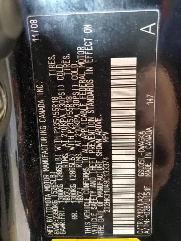 2009 LEXUS RX 350