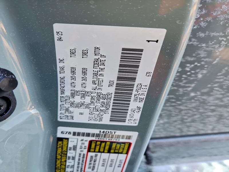 2025 TOYOTA TUNDRA CREWMAX PLATINUM