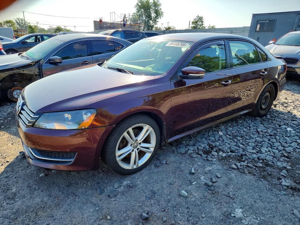 2013 VOLKSWAGEN PASSAT S